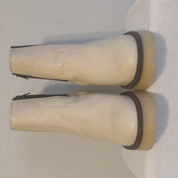 Free People James Chelsea Boot in White Leather. Size 39. Excellent Condition. - Picture 5 of 15